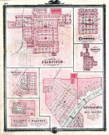 Fairfield, Dunlap, Walcott, Carroll, Birmingham, Keosauqua, Iowa 1875 State Atlas